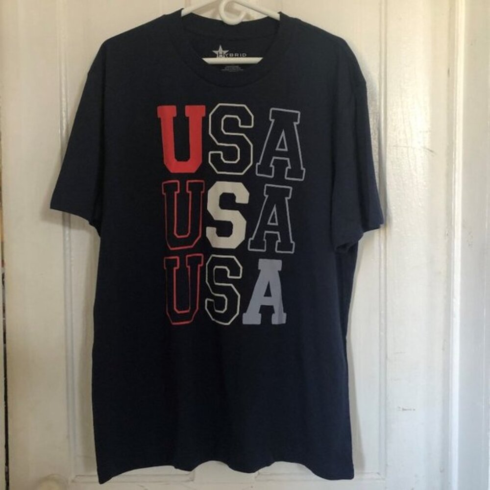 Mens XL USA Tshirt Short Sleeve